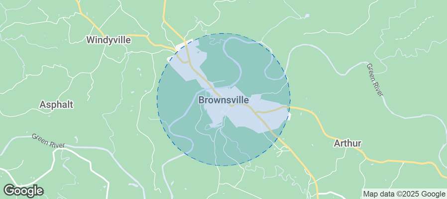 Map of Airbnb listings in Brownsville