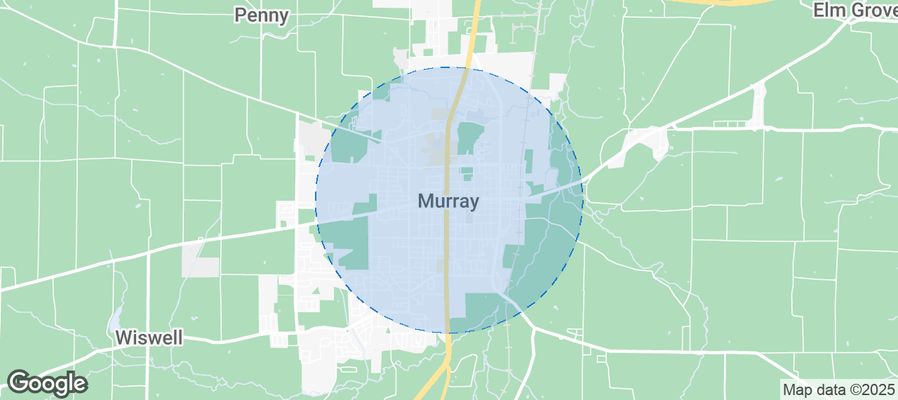 Map of Airbnb listings in Murray