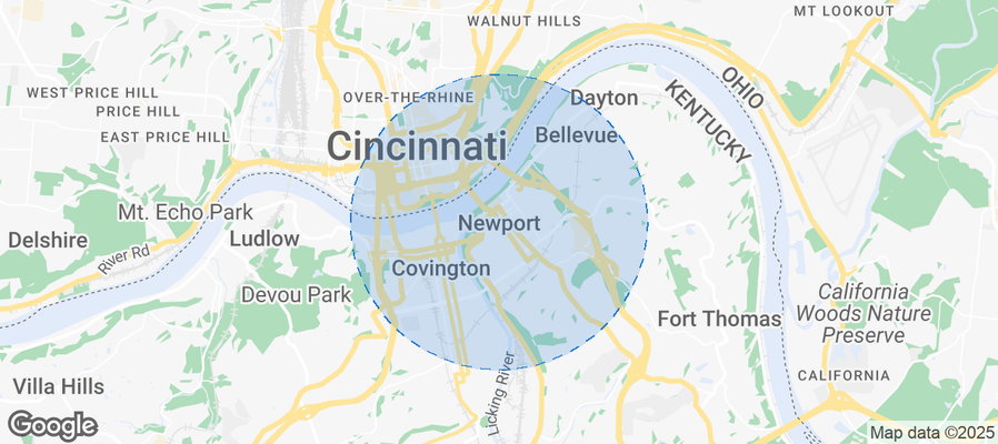 Map of Airbnb listings in Newport