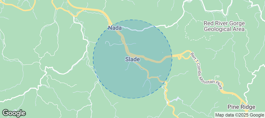 Map of Airbnb listings in Slade