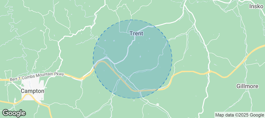 Map of Airbnb listings in Wolfe County
