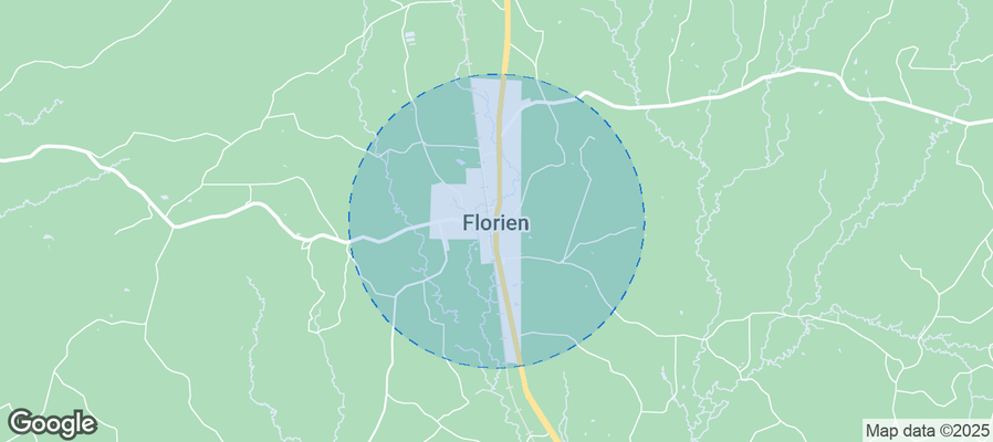 Map of Airbnb listings in Florien