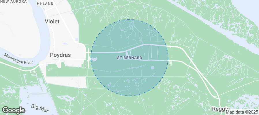 Map of Airbnb listings in Saint Bernard