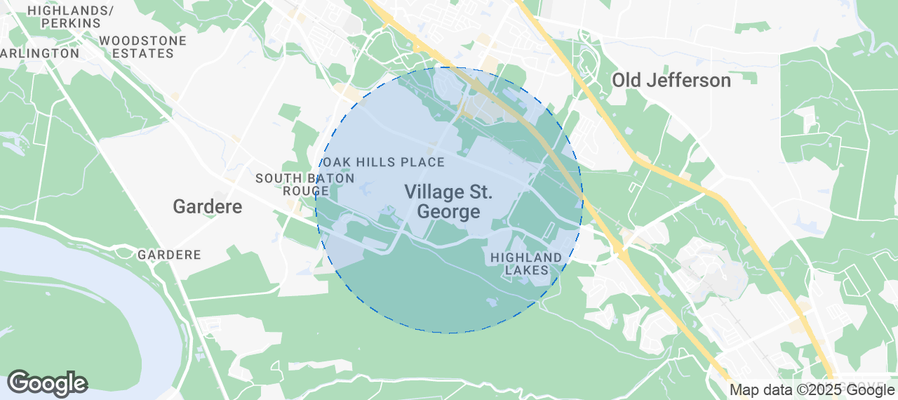 Map of Airbnb listings in St. George