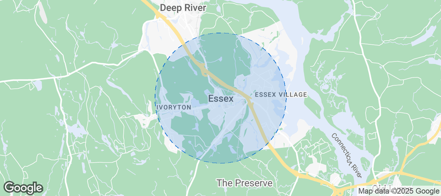 Map of Airbnb listings in Essex