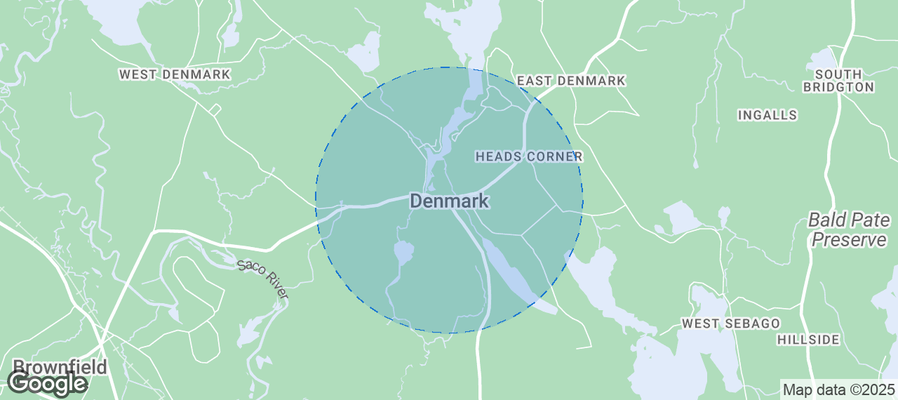 Map of Airbnb listings in Denmark