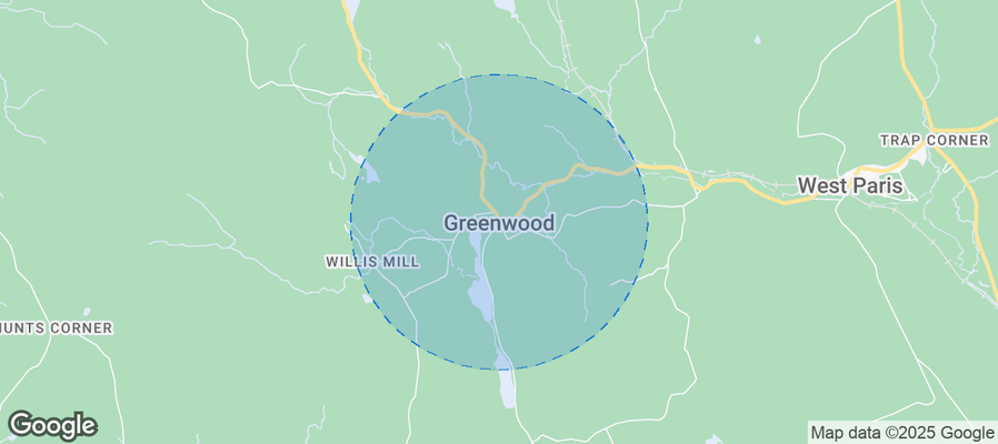 Map of Airbnb listings in Greenwood
