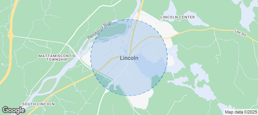 Map of Airbnb listings in Lincoln