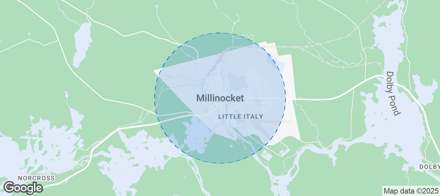 Map of Airbnb listings in Millinocket