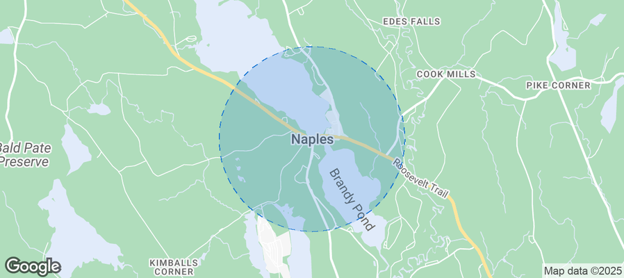 Map of Airbnb listings in Naples