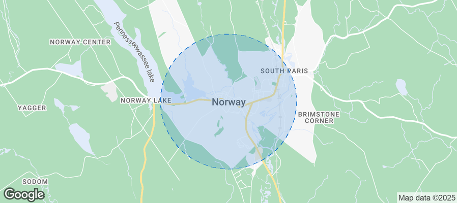 Map of Airbnb listings in Norway