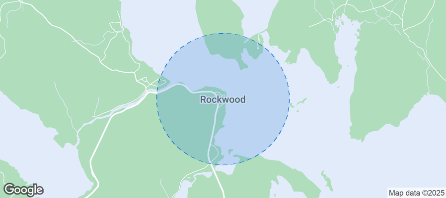 Map of Airbnb listings in Rockwood Strip T1 R1 NBKP
