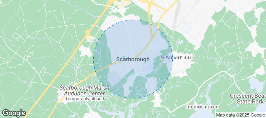 Map of Airbnb listings in Scarborough