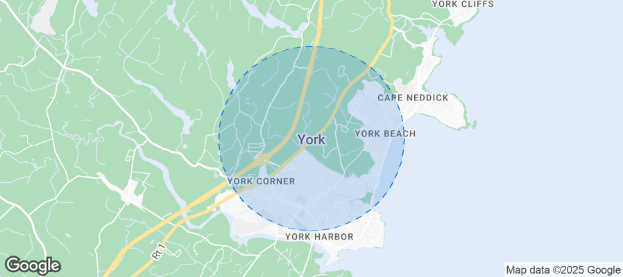 Map of Airbnb listings in York