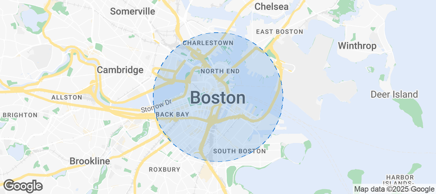 Map of Airbnb listings in Boston