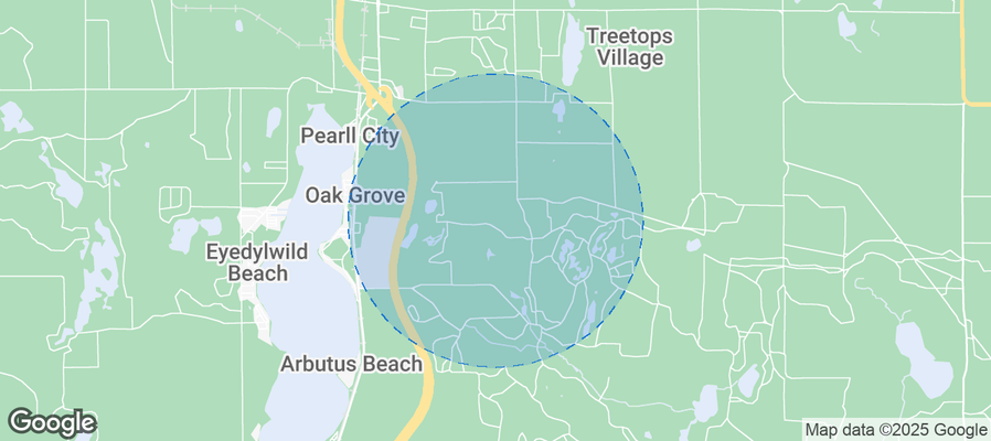 Map of Airbnb listings in Bagley Township