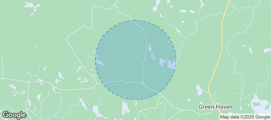 Map of Airbnb listings in Burt Township