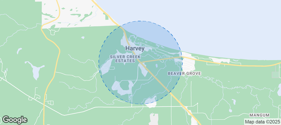 Map of Airbnb listings in Chocolay Township