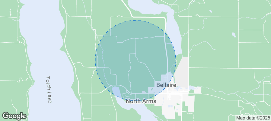 Map of Airbnb listings in Forest Home Township