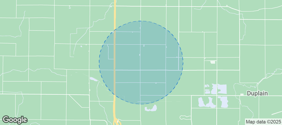 Map of Airbnb listings in Greenbush Township