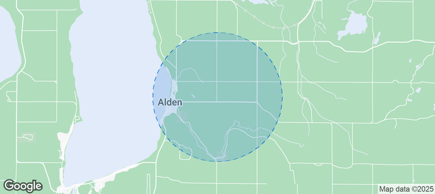 Map of Airbnb listings in Helena Township