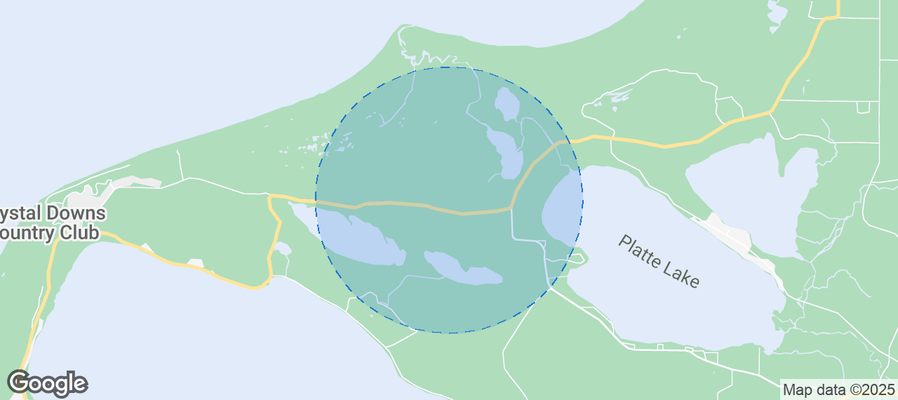 Map of Airbnb listings in Lake Township