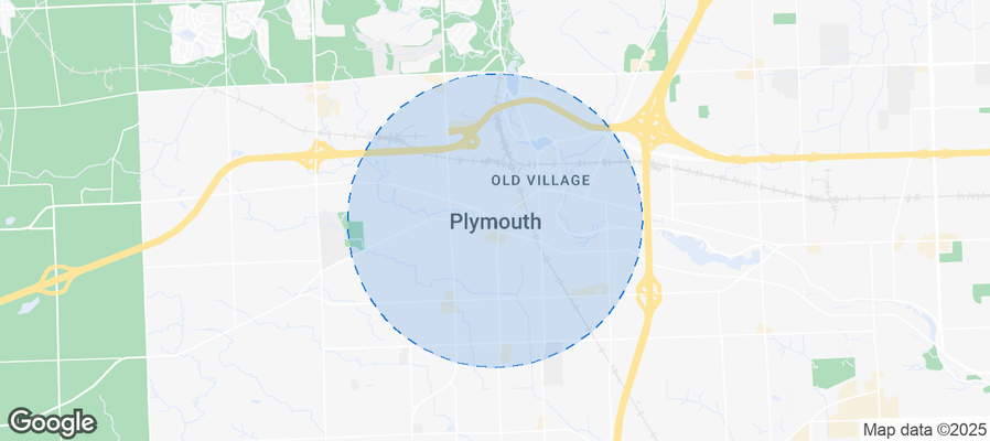 Map of Airbnb listings in Plymouth