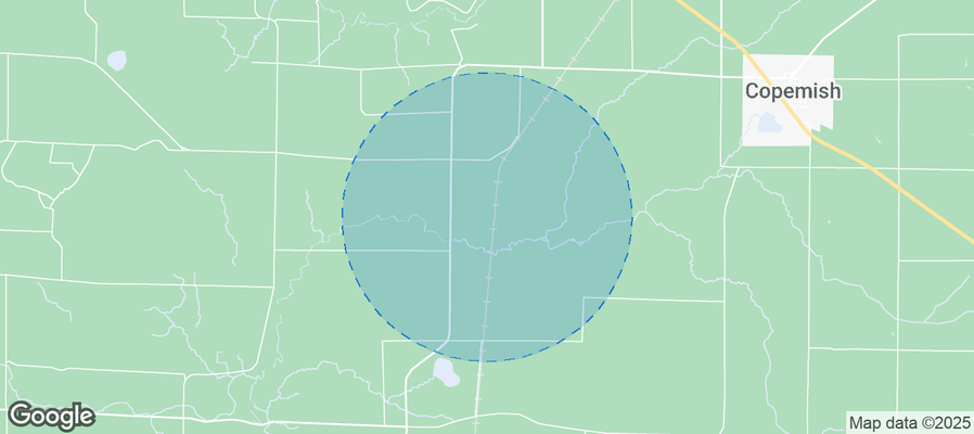 Map of Airbnb listings in Springdale Township