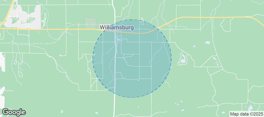 Map of Airbnb listings in Whitewater Township