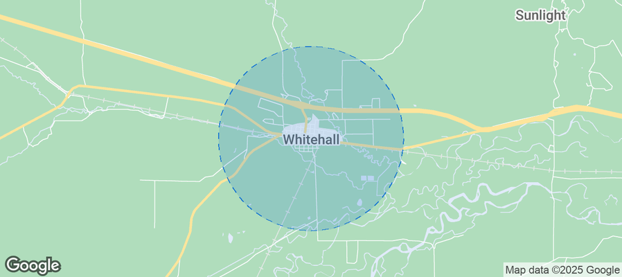 Map of Airbnb listings in Whitehall