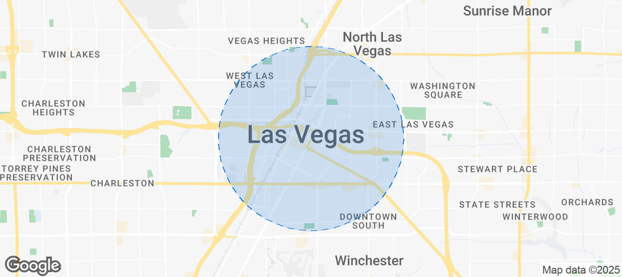 Map of Airbnb listings in Las Vegas