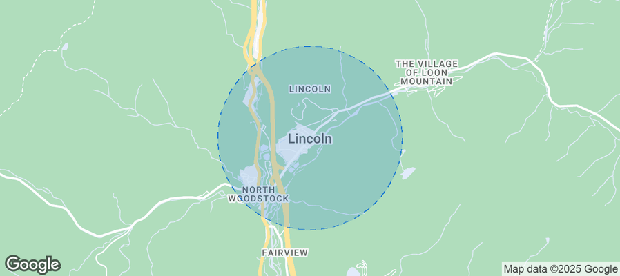 Map of Airbnb listings in Lincoln