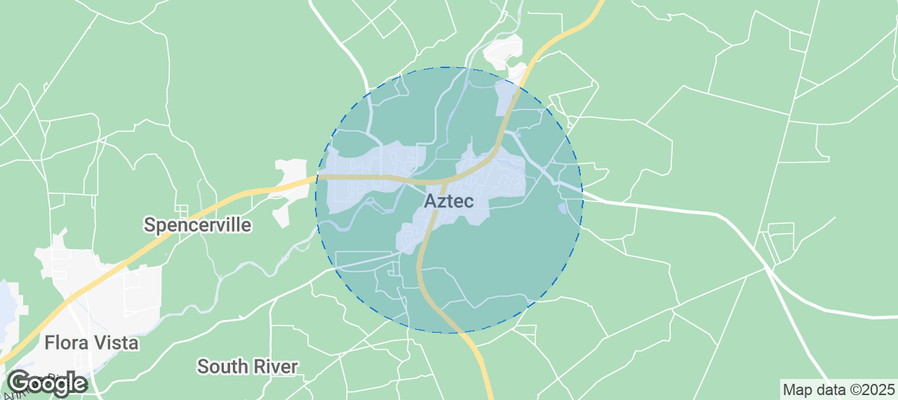 Map of Airbnb listings in Aztec