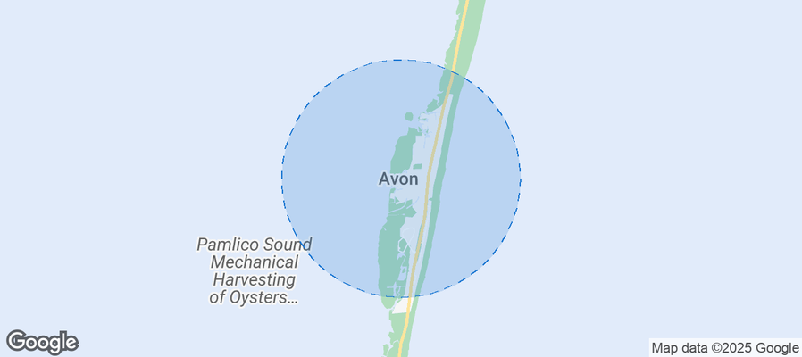 Map of Airbnb listings in Avon