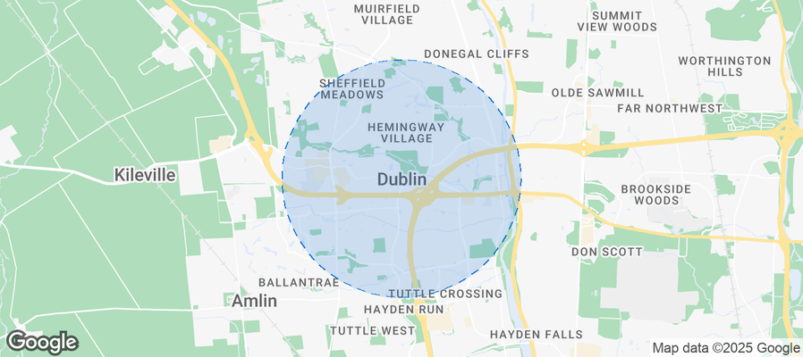 Map of Airbnb listings in Dublin