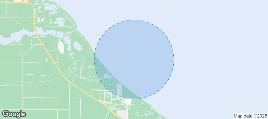 Map of Airbnb listings in Erie Township