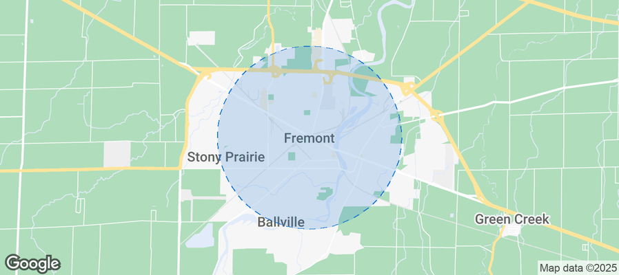 Map of Airbnb listings in Fremont