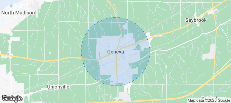 Map of Airbnb listings in Geneva