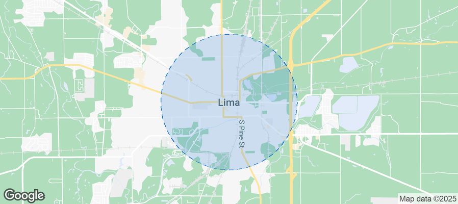 Map of Airbnb listings in Lima