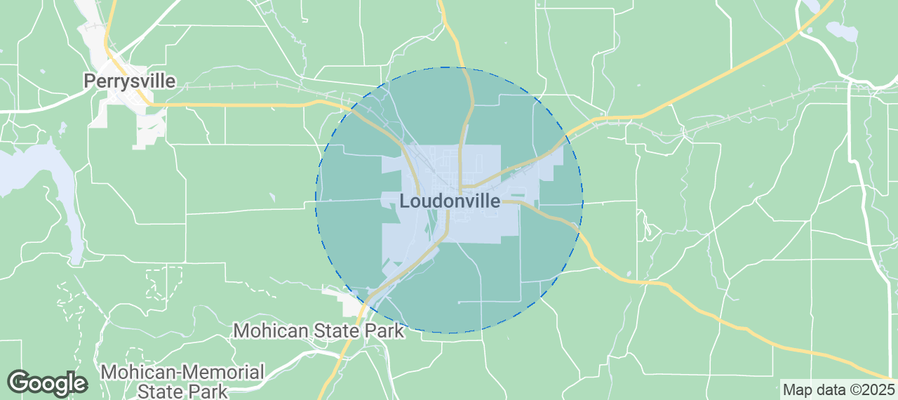 Map of Airbnb listings in Loudonville