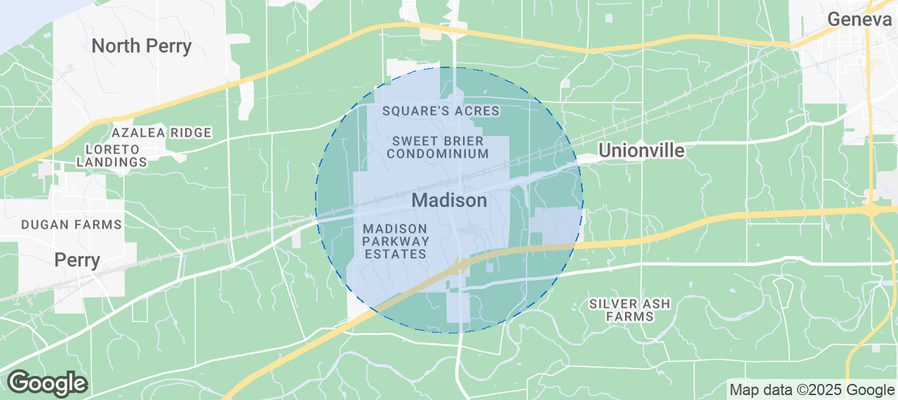 Map of Airbnb listings in Madison