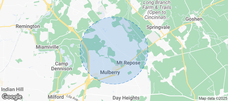Map of Airbnb listings in Miami Township