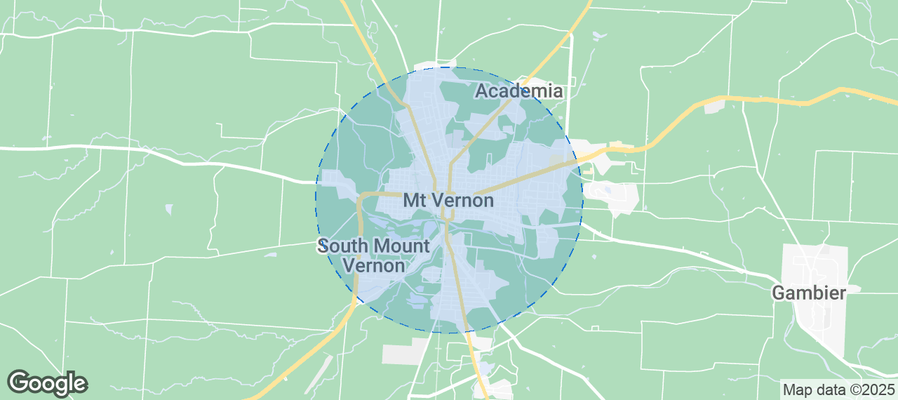 Map of Airbnb listings in Mount Vernon