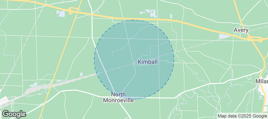 Map of Airbnb listings in Oxford Township