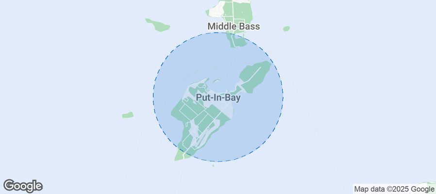 Map of Airbnb listings in Put-in-Bay