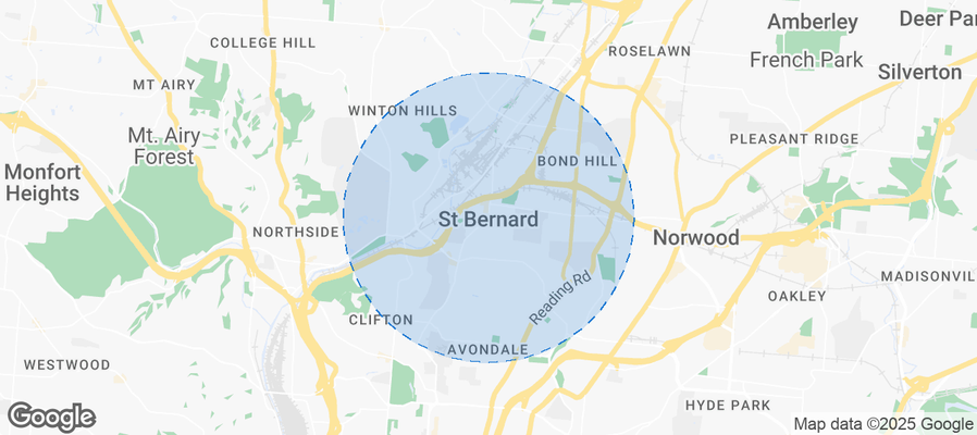 Map of Airbnb listings in Saint Bernard