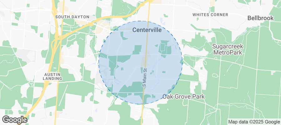 Map of Airbnb listings in Washington Township