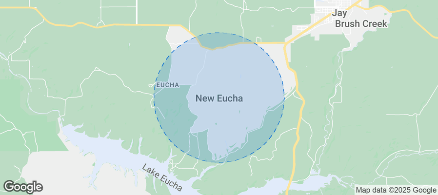 Map of Airbnb listings in Eucha
