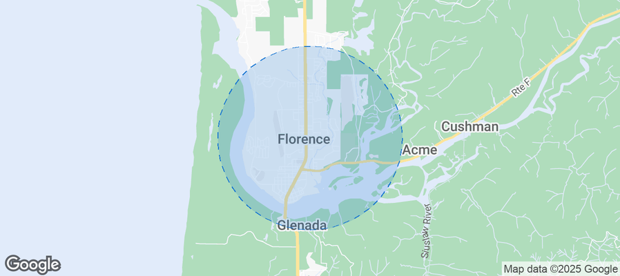 Map of Airbnb listings in Florence