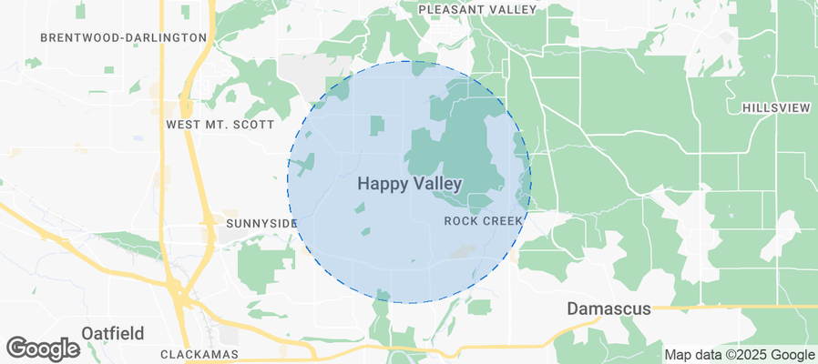 Map of Airbnb listings in Happy Valley